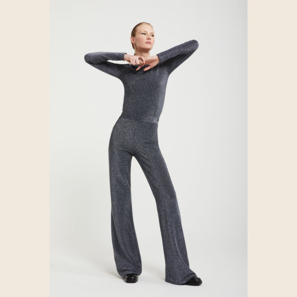 OTTODAME T-shirt GLITT argent – Image 2