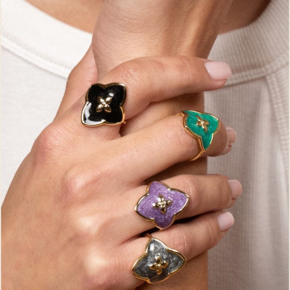 CABIROL Bague Angie Noir – Image 4