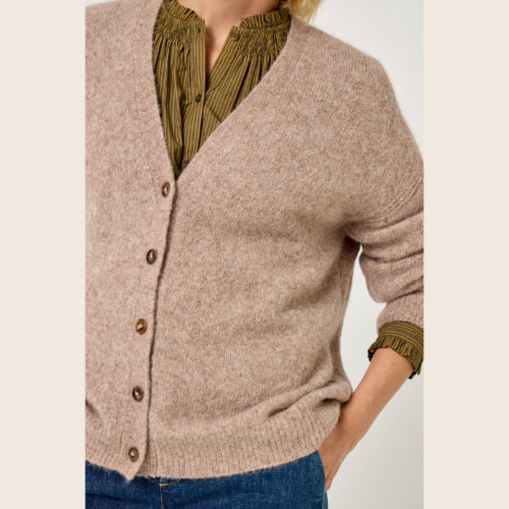 FIVE Gilet Laine Cappuccino – Image 2