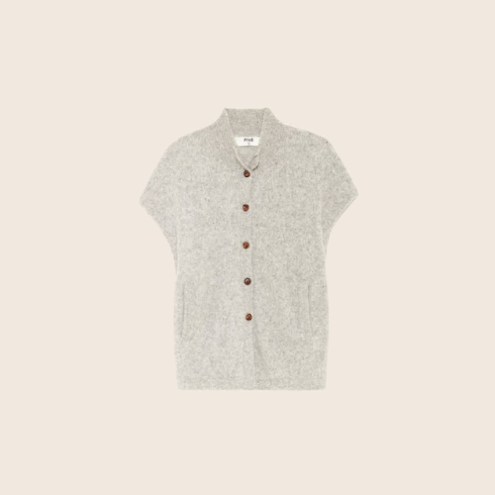 FIVE Gilet Sans Manche Gris – Image 4