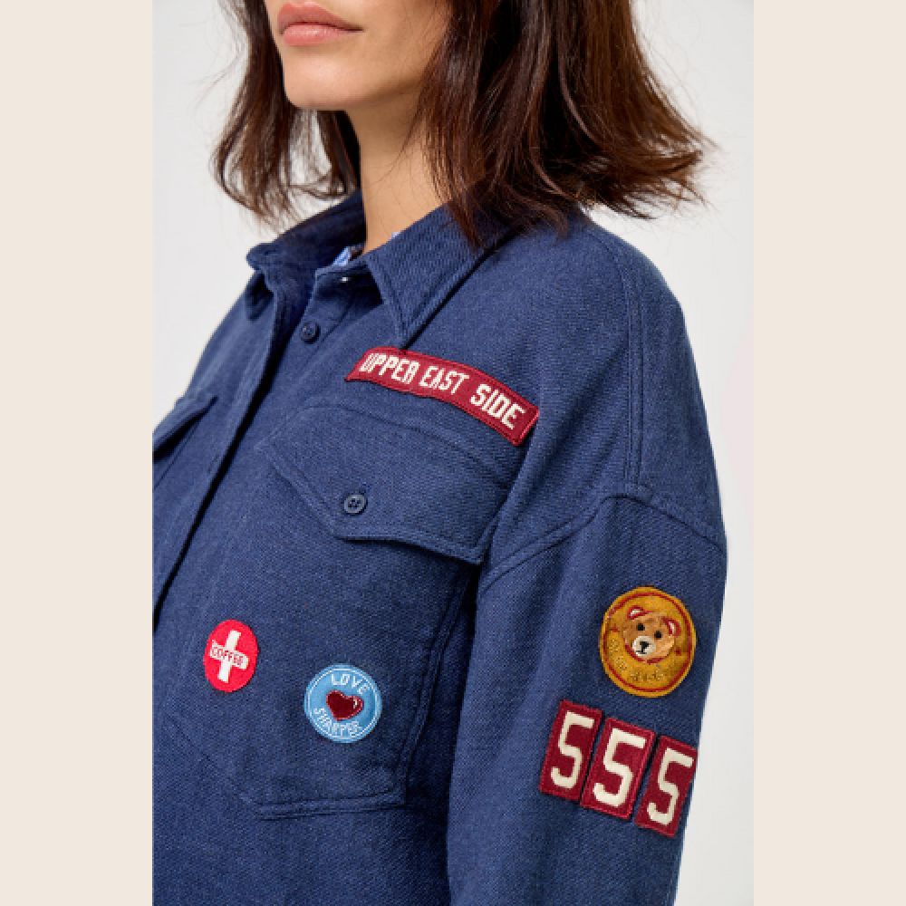 FIVE H25 Chemise Cornelly Navy – Image 2