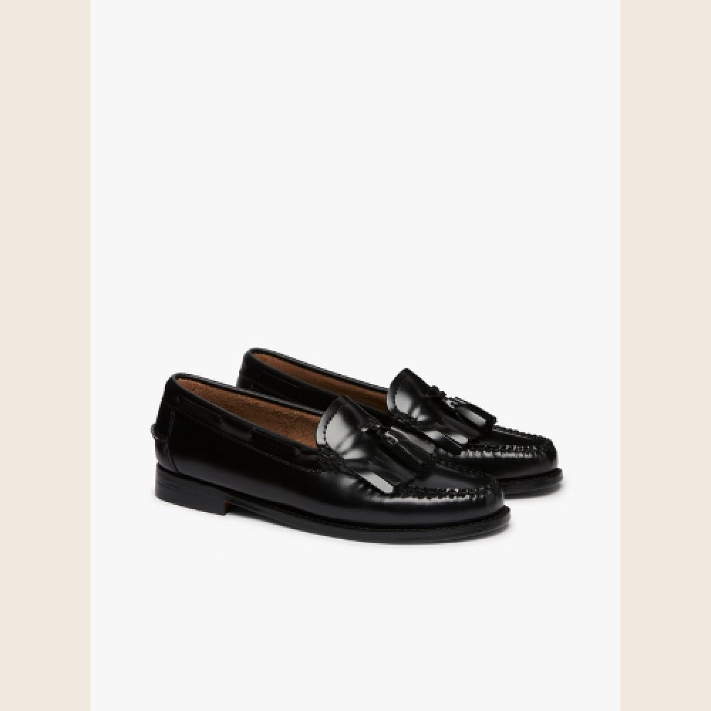 G.H.BASS H25 mocassins Esther kiltie black – Image 2