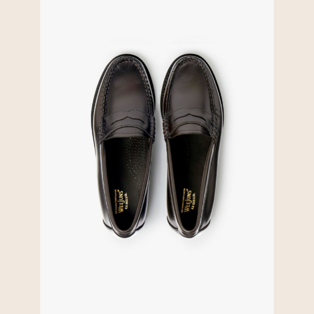 G.H.BASS H25 Mocassins Penny Chocolate – Image 4