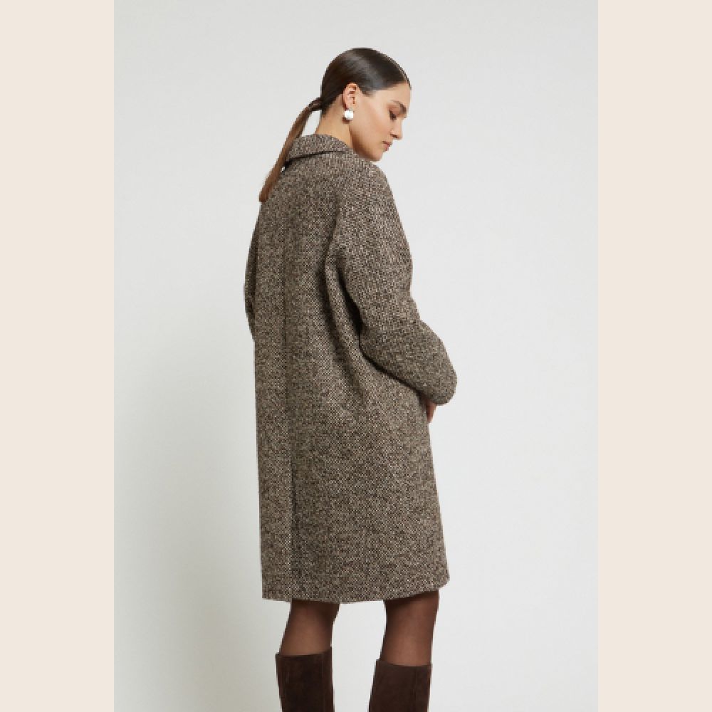 OTTODAME H25 Manteau Midi Mélangé – Image 3