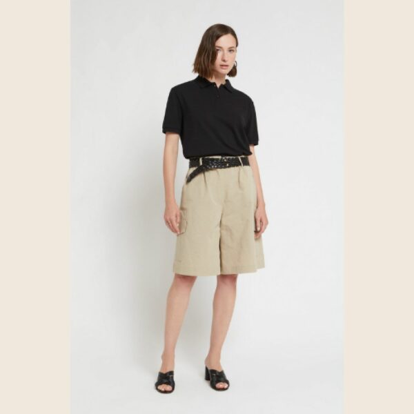 OTTODAME Polo en Coton Nero