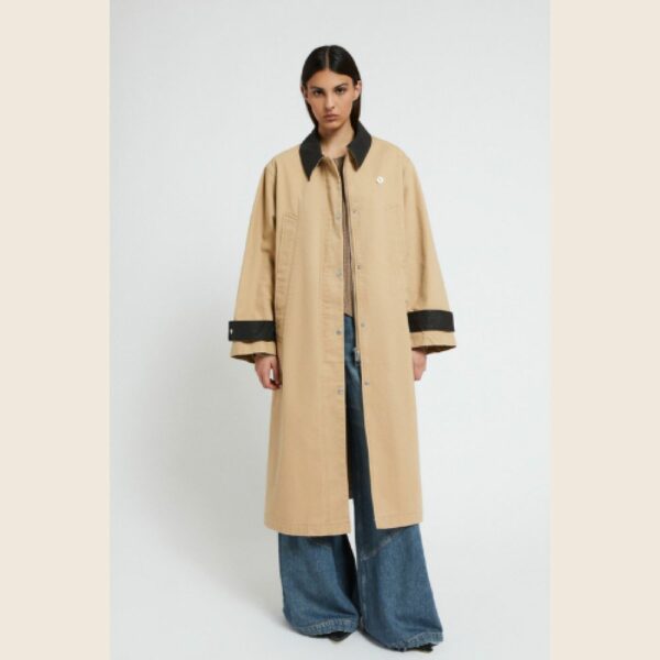 OTTODAME Trench Long En Coton