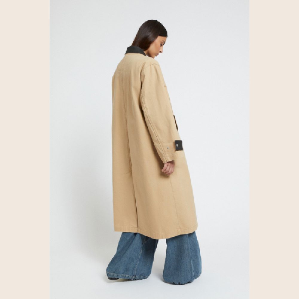 OTTODAME Trench Long En Coton – Image 2