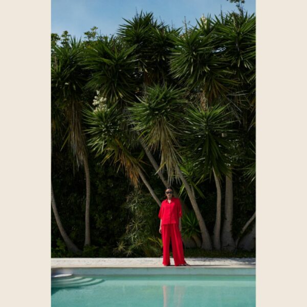 BY-BAR E26 Blouse Sunny Satin Stripe 1318 Lolipop