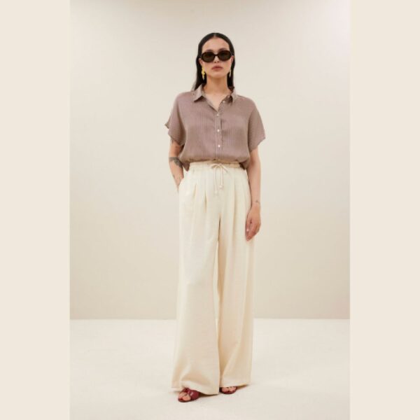 BY-BAR E26 Blouse Viscose Karly 1327 Wine Stripe