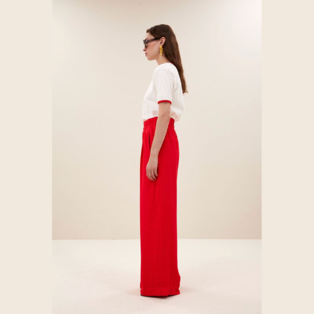 BY-BAR E26 Pantalon Benji Satin Stripe Pants 1318 Lollipop – Image 3