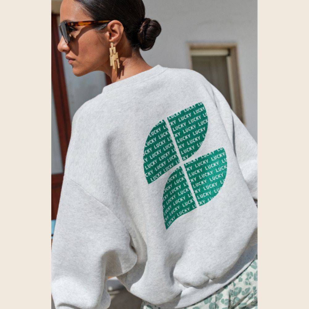 BY-BAR E26 Pullover Bibi Clover 815 Light Grey Melee