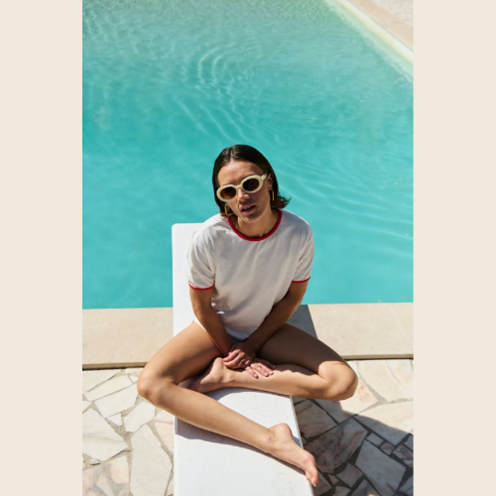 BY-BAR E26 Top Nimes 010 Off White