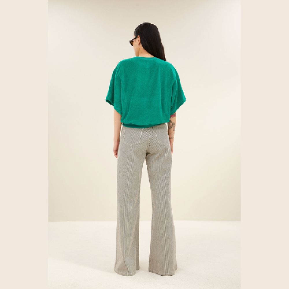 BY-BAR E26 Top Nuki Slub 856 Green Lake – Image 4