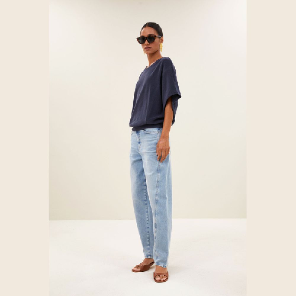 BY-BAR E26 Top Nuki Slub 856 Midnight – Image 3