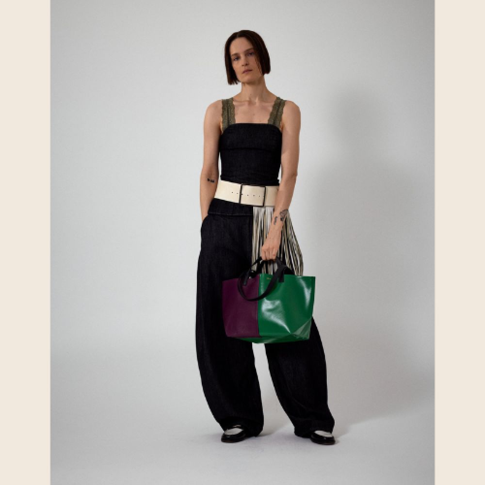 CAHU Pratique small Dark Green / Eggplant – Image 2