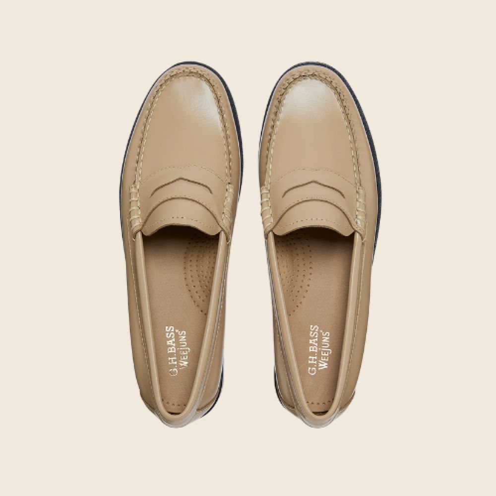 GH BASS E26 Mocassin Penny Tan – Image 2