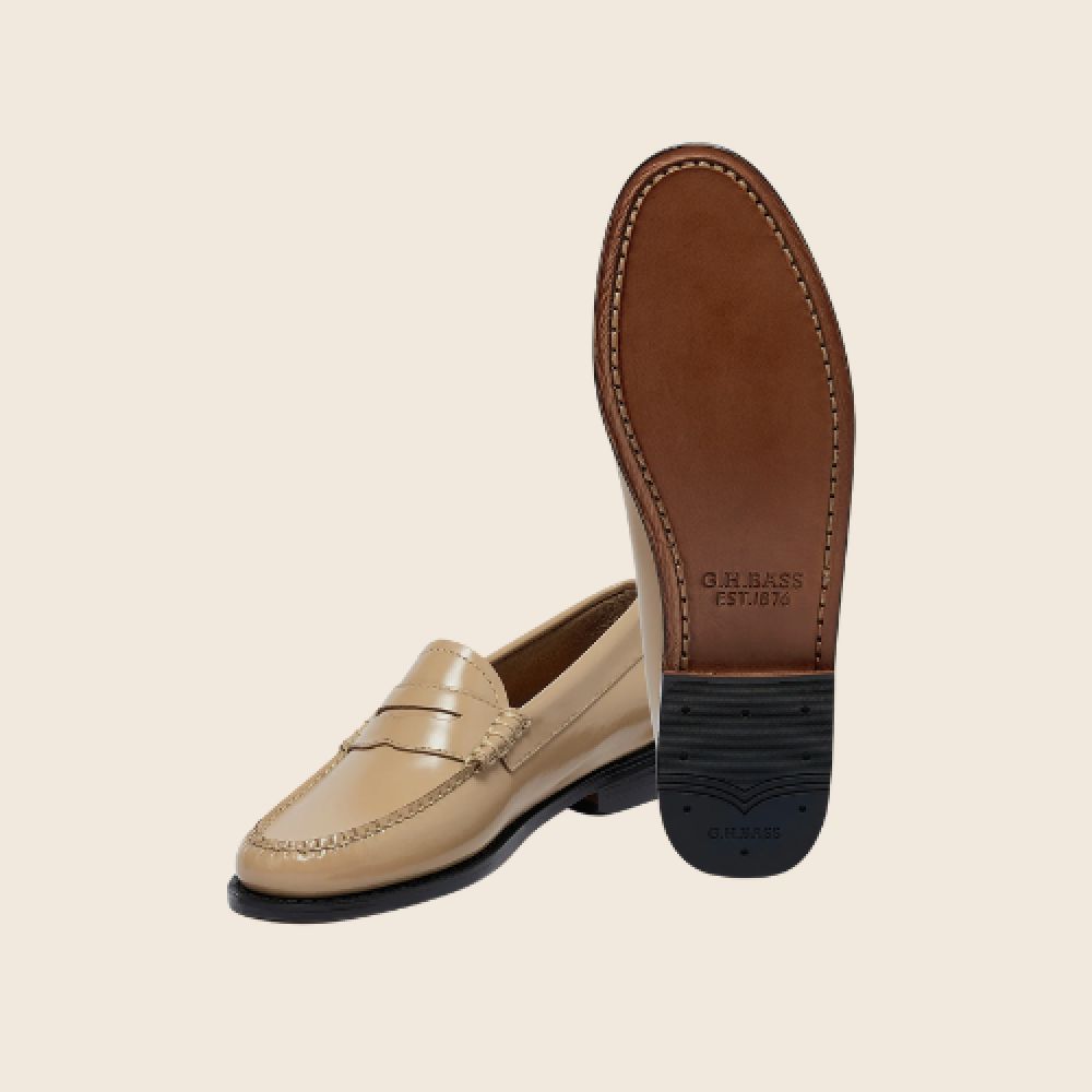 GH BASS E26 Mocassin Penny Tan – Image 3