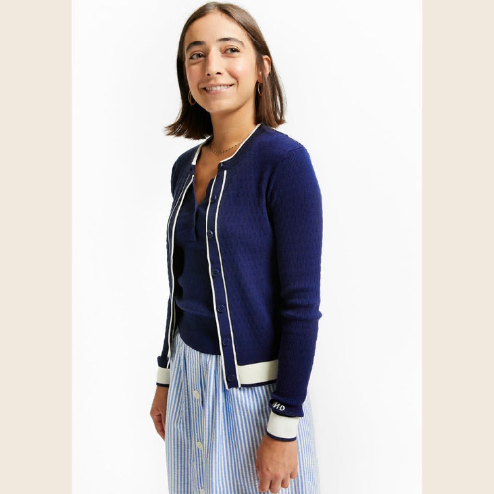 INDEE S26 Gilet Ajusté Marine – Image 2