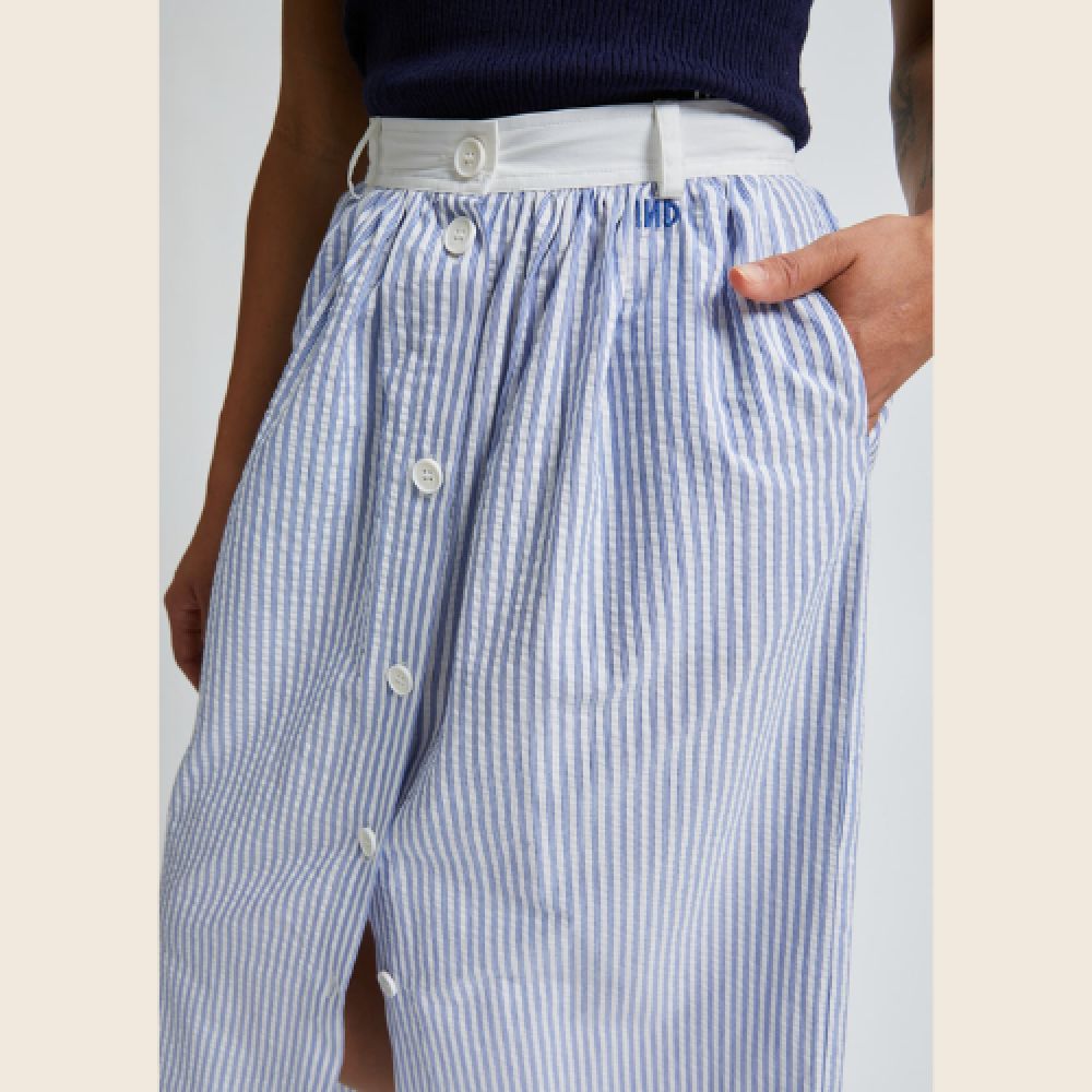 INDEE S26 Jupe Mi-Longue Bleu Hydra – Image 3