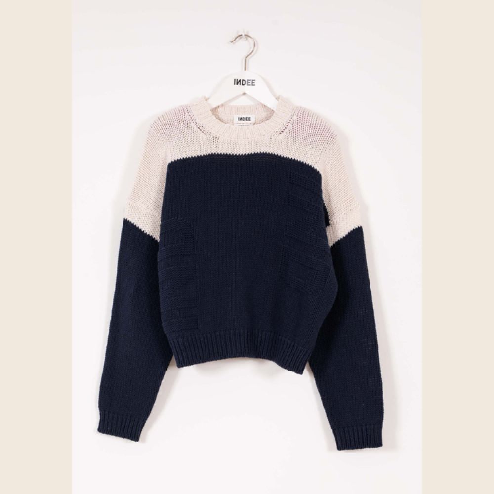 INDEE S26 Pullover Navy - 2 Couleurs – Image 4