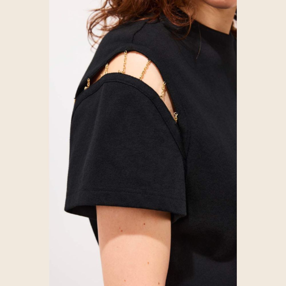 KARMA KOMA E26 Deus Short Dress Black – Image 4