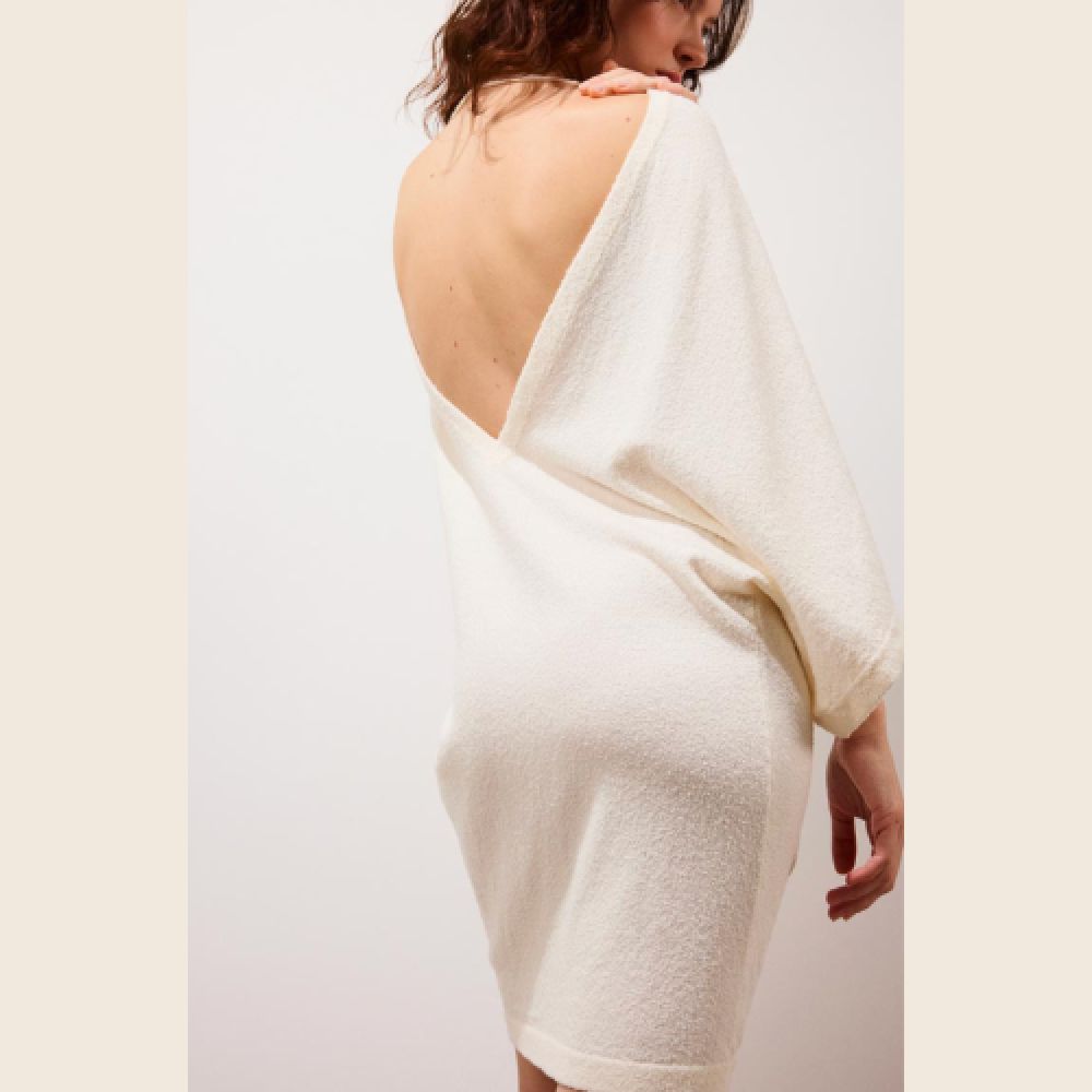 KARMA KOMA E26 Martin Short Dress Vanilla – Image 2