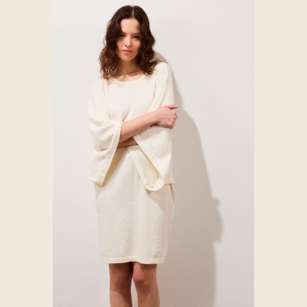 KARMA KOMA E26 Martin Short Dress Vanilla – Image 4