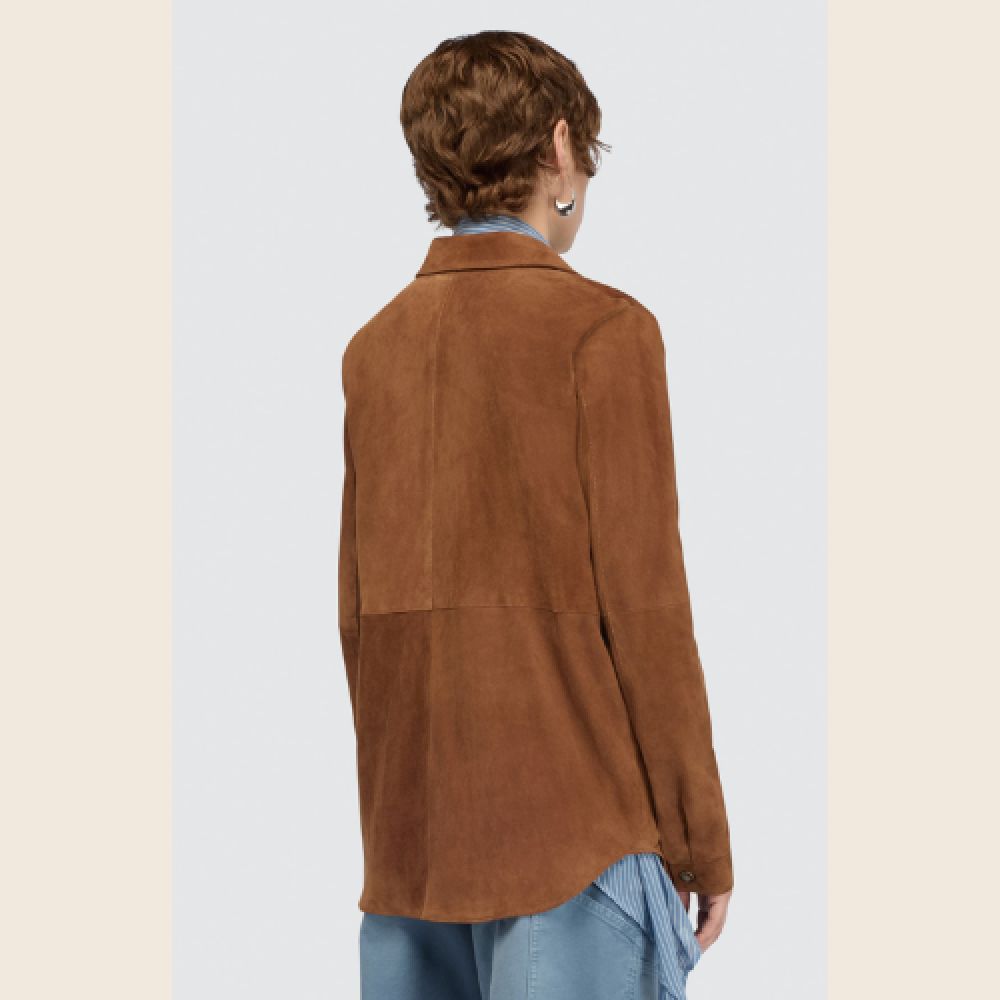 SEMICOUTURE E26 Chemise Nocciola – Image 3