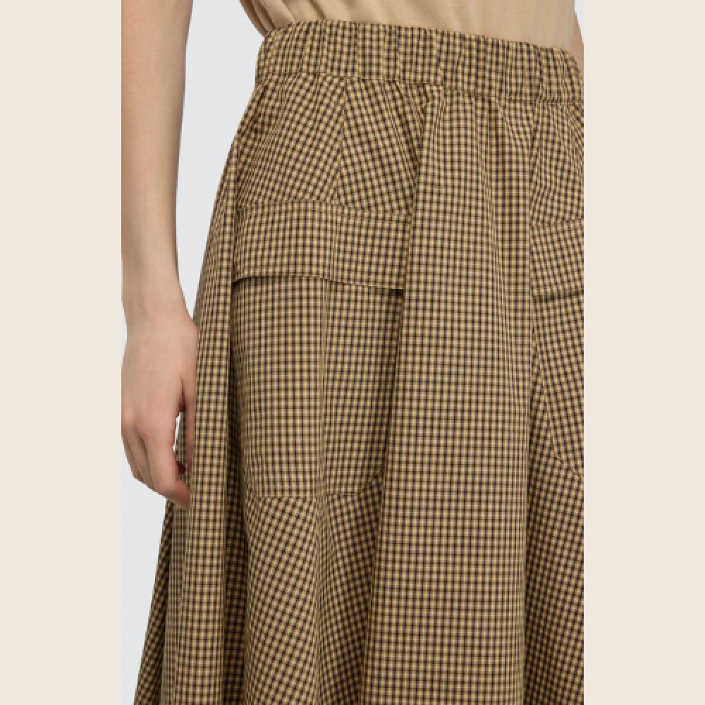 SEMICOUTURE E26 Jupe Micro Quadretto – Image 4