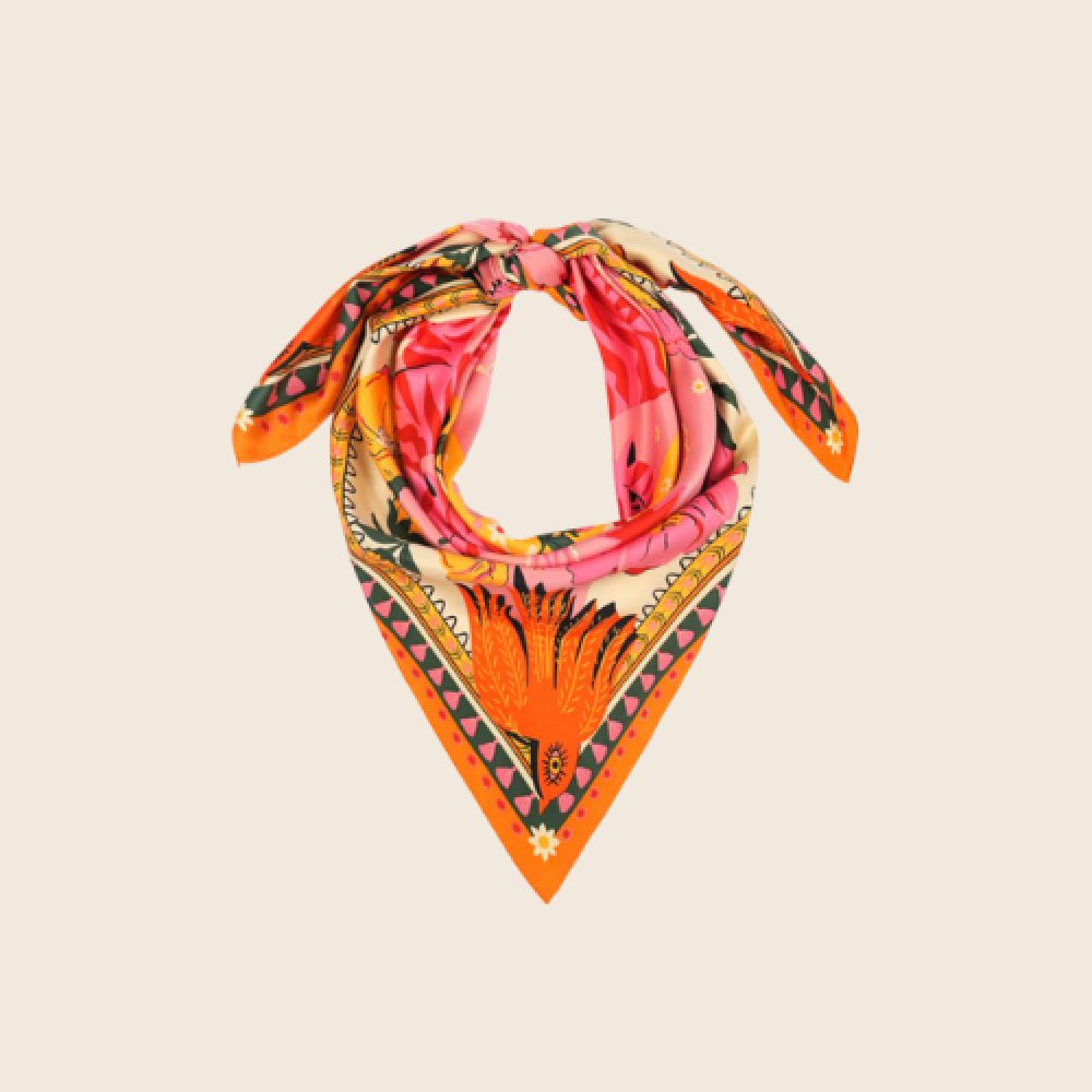 WILD E26 Foulard Bandidas Med Rose