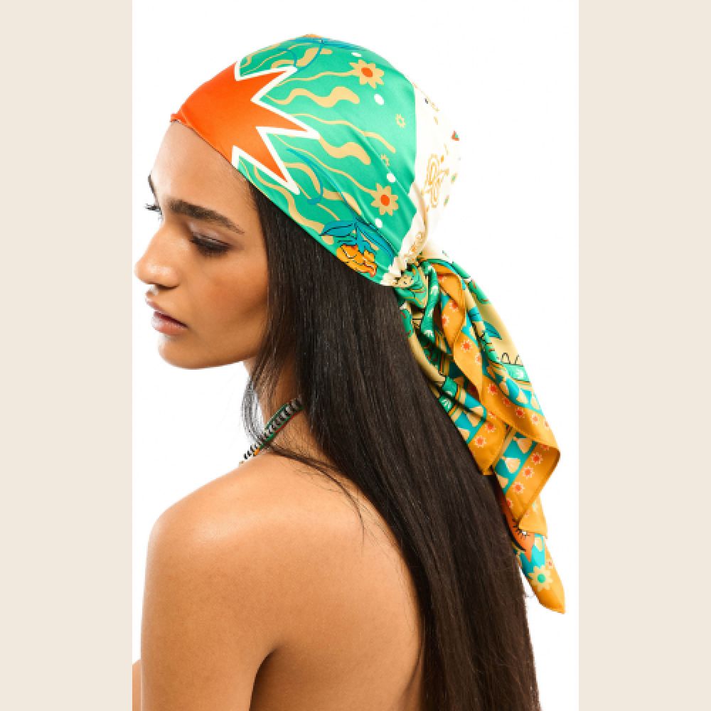 WILD E26 Foulard Bandidas Med Vert – Image 2