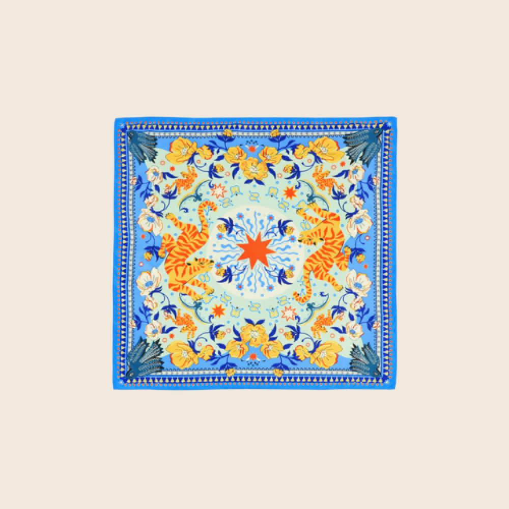 WILD E26 Foulard Bandidas Mini Bleu – Image 3