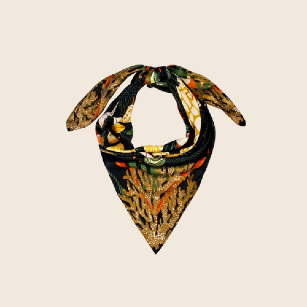 WILD E26 Foulard Coral Med Noir