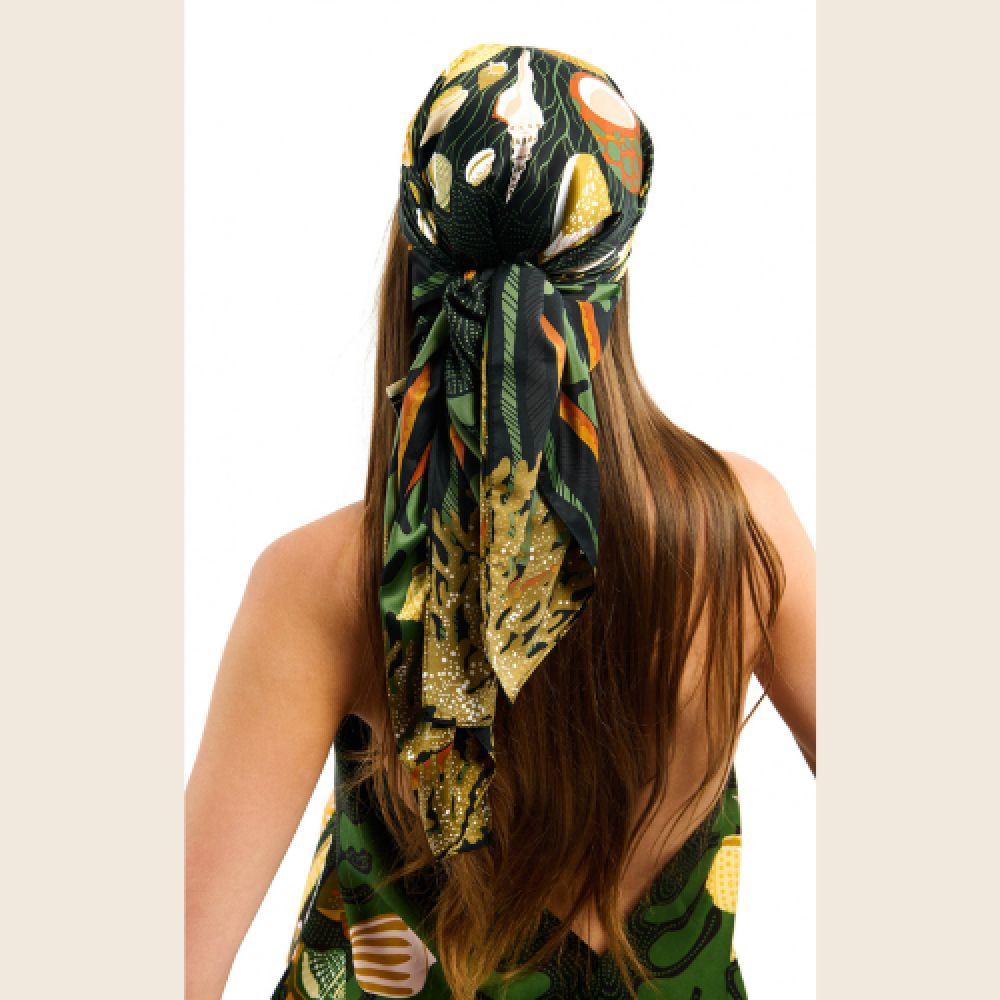 WILD E26 Foulard Coral Med Noir – Image 2