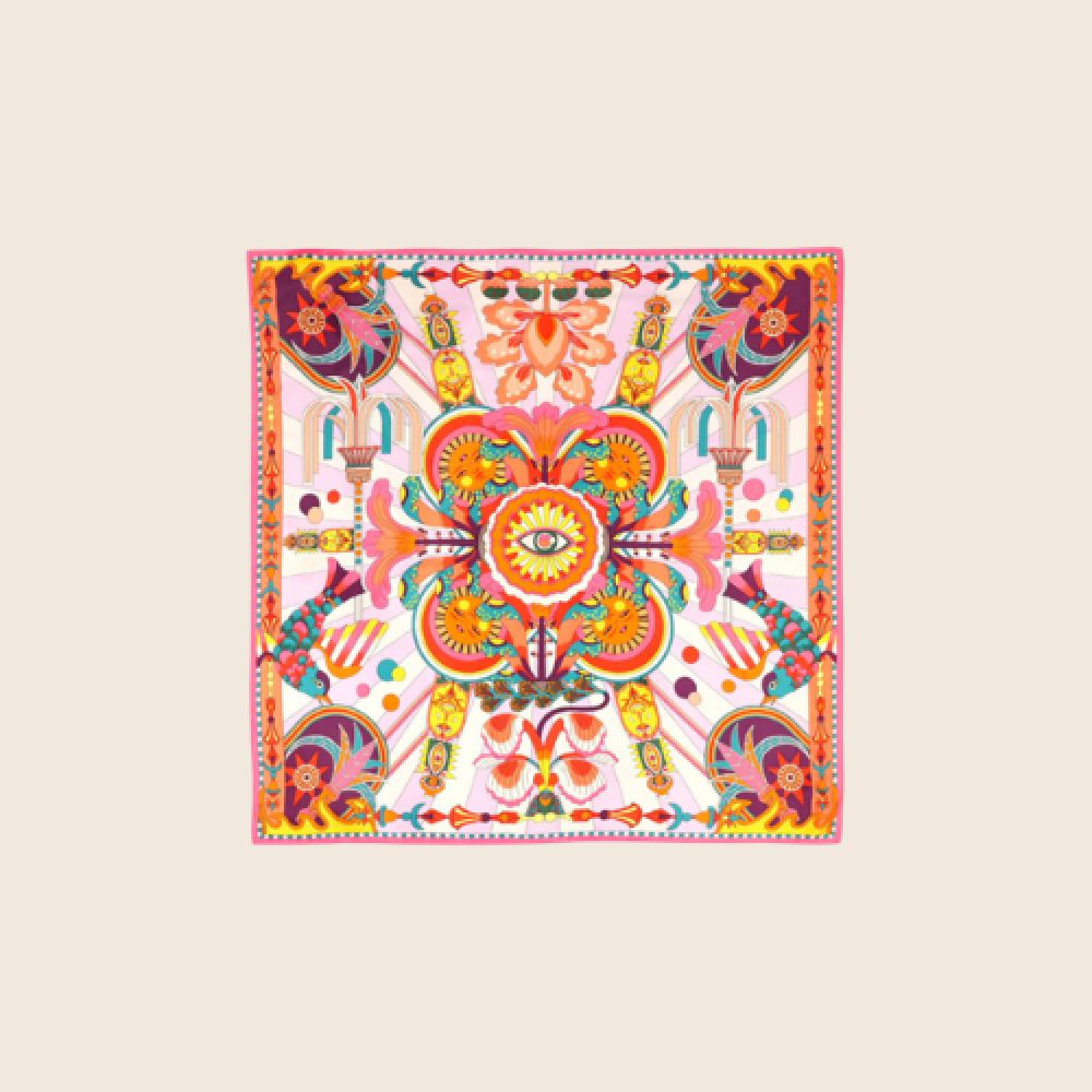 WILD E26 Foulard Enchantered Med Rose – Image 3