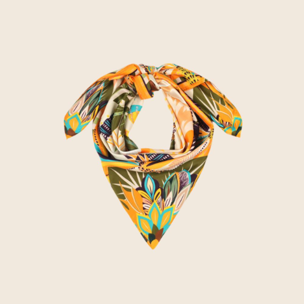 WILD E26 Foulard Hawai Med Jaune