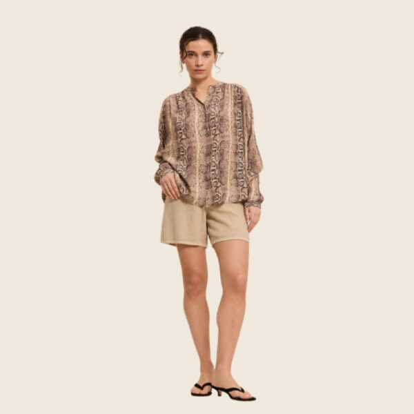 FIVE E26 Chemise Camelia Python