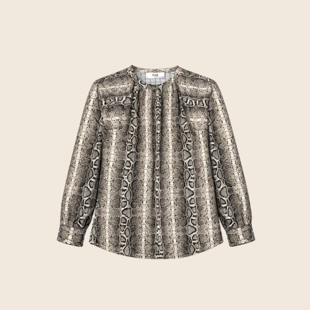 FIVE E26 Chemise Camelia Python – Image 2