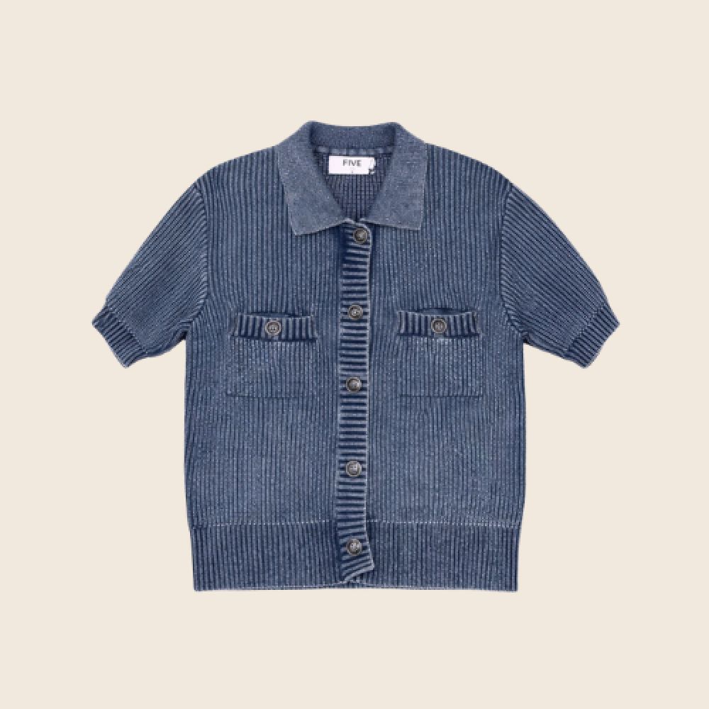 FIVE E26 Gilet Indigo – Image 2