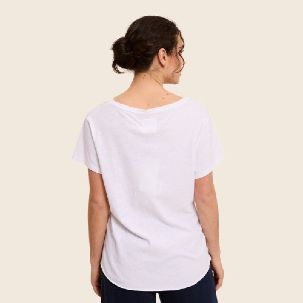 FIVE E26 T-shirt Cœur White – Image 4