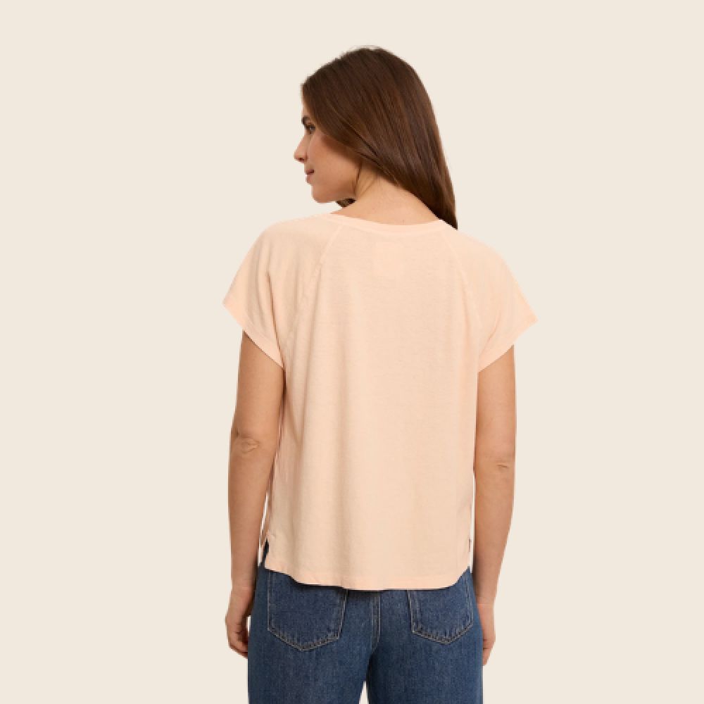 FIVE E26 T-shirt Love Peach – Image 3