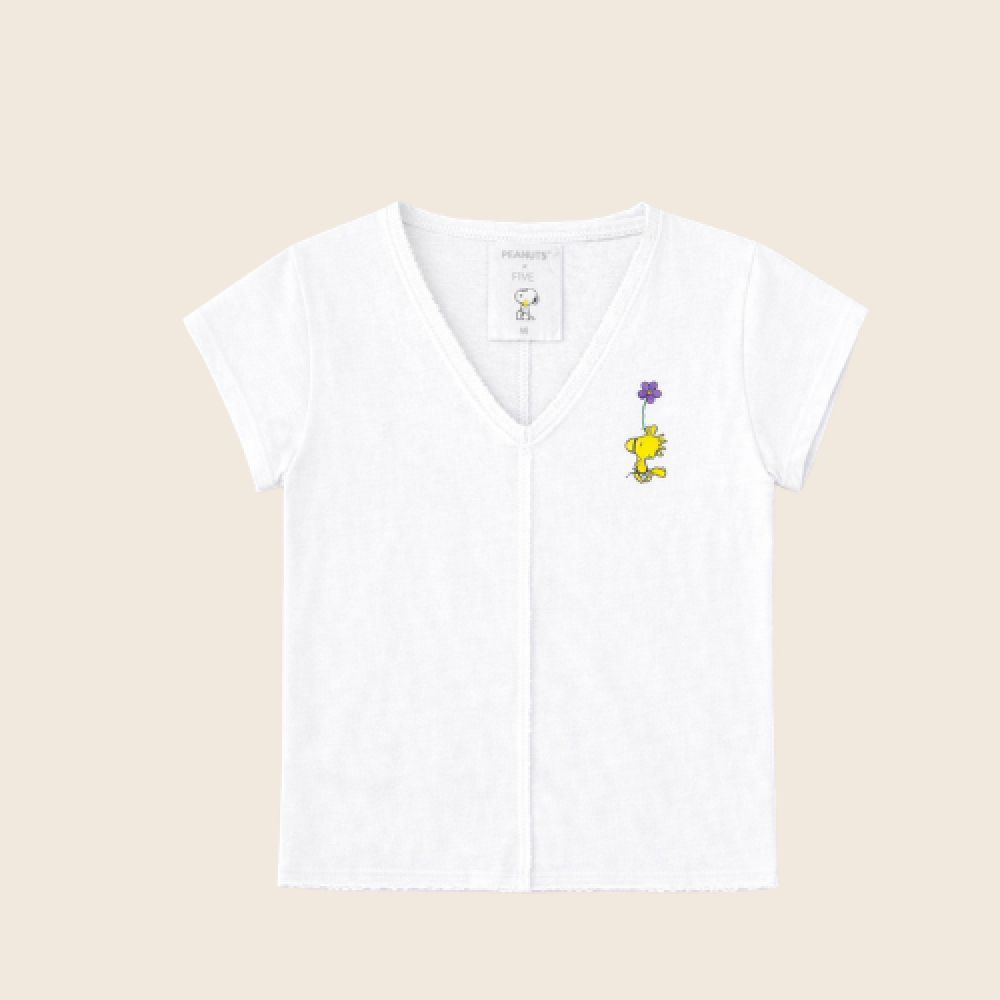 FIVE E26 Tee-shirt Woodstock Flower