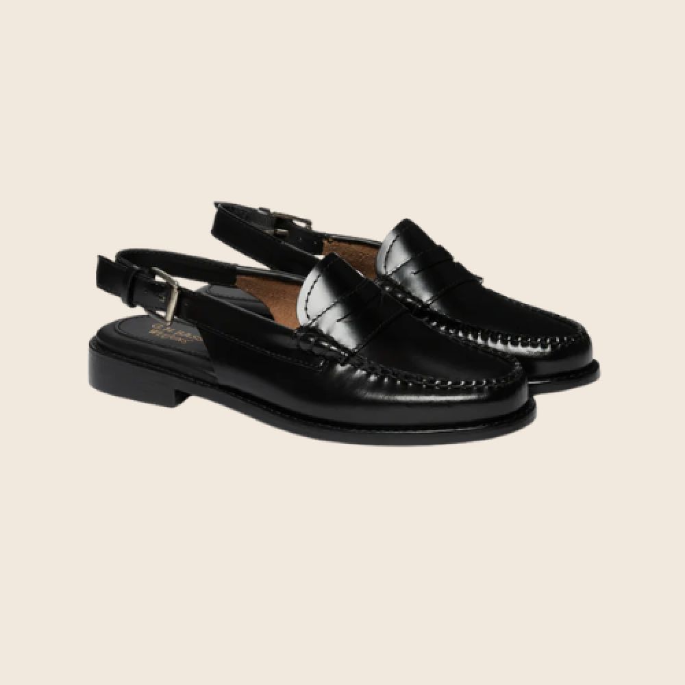 GH BASS E26 Mocassin Penny Sling black – Image 2