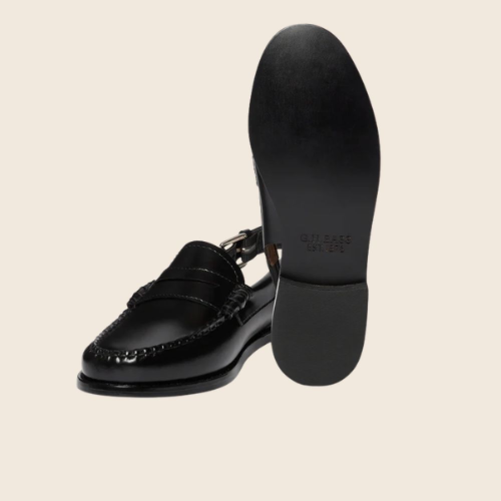 GH BASS E26 Mocassin Penny Sling black – Image 3