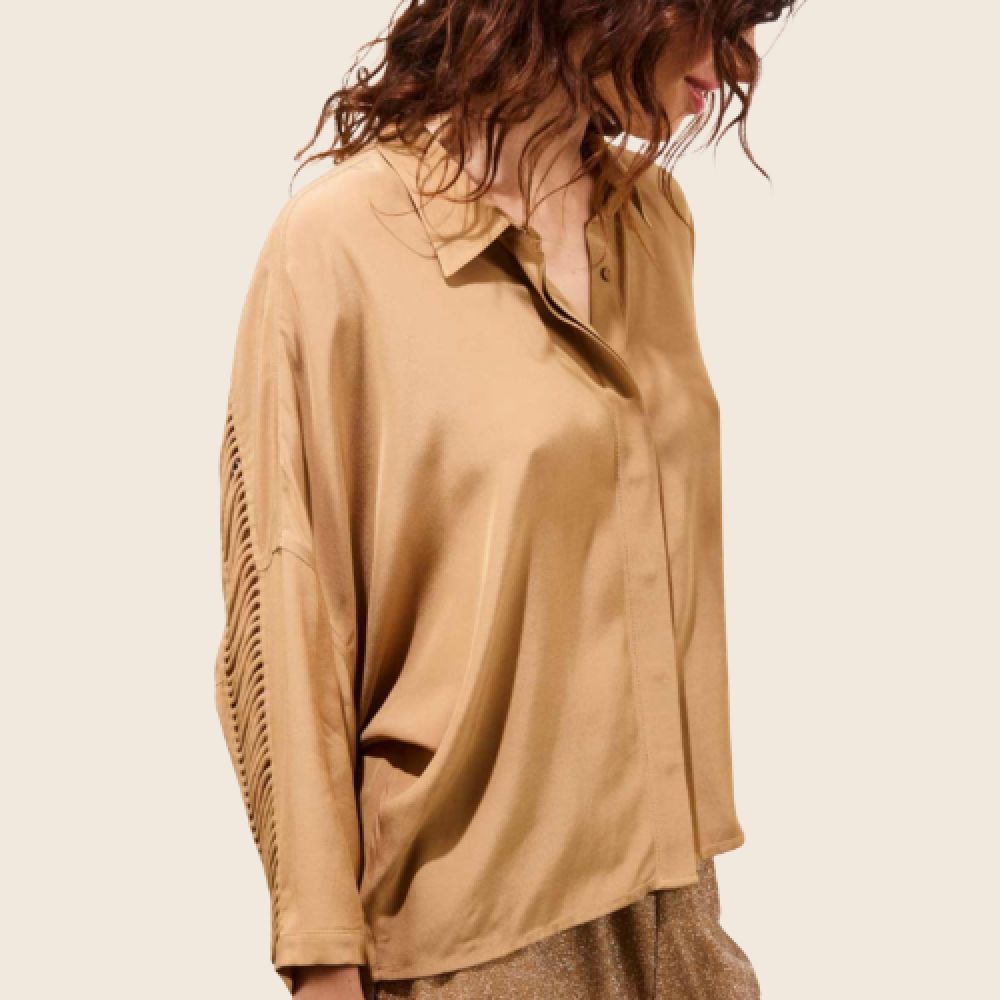 KARMA KOMA E26 Clara Shirt Tabac – Image 3