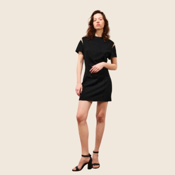 KARMA KOMA E26 Deus Short Dress Black