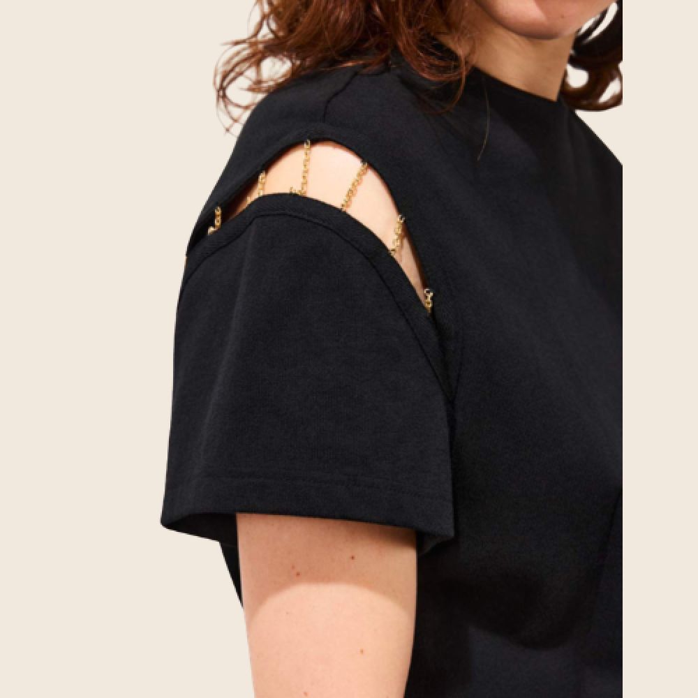 KARMA KOMA E26 Deus Short Dress Black – Image 4