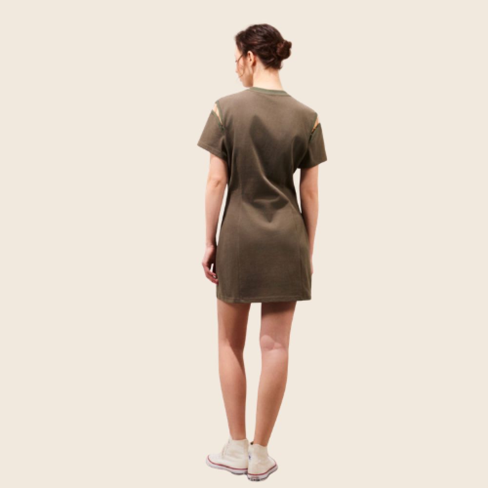 KARMA KOMA E26 Deus Short Dress Pepper – Image 3