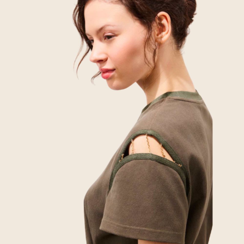 KARMA KOMA E26 Deus Short Dress Pepper – Image 4