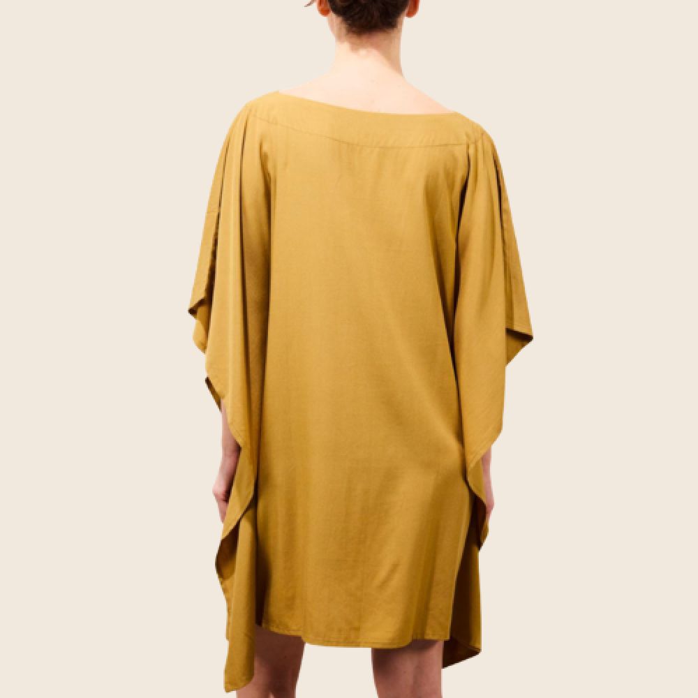 KARMA KOMA E26 Kimono Short Dress Rhum – Image 4